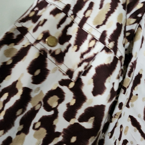 Just B leopard animal print jacket 80's style classy leopard print large y2k - Picture 10 of 15